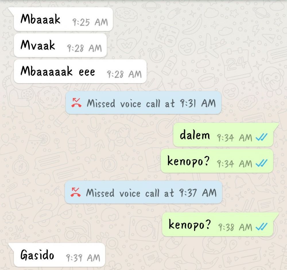 11 Chat lucu kakak dan adik di WhatsApp, bikin cekikikan