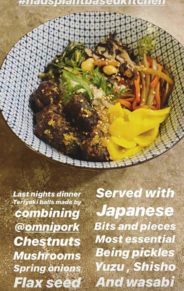 9 Makanan vegan Nadya Hutagalung, ganti daging dengan sayur