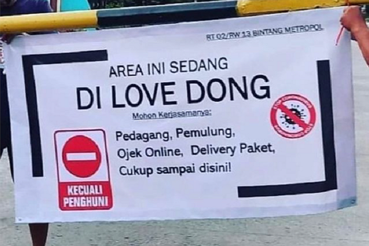 11 Pemberitahuan buat kurir dan driver ojek ini kocak abis