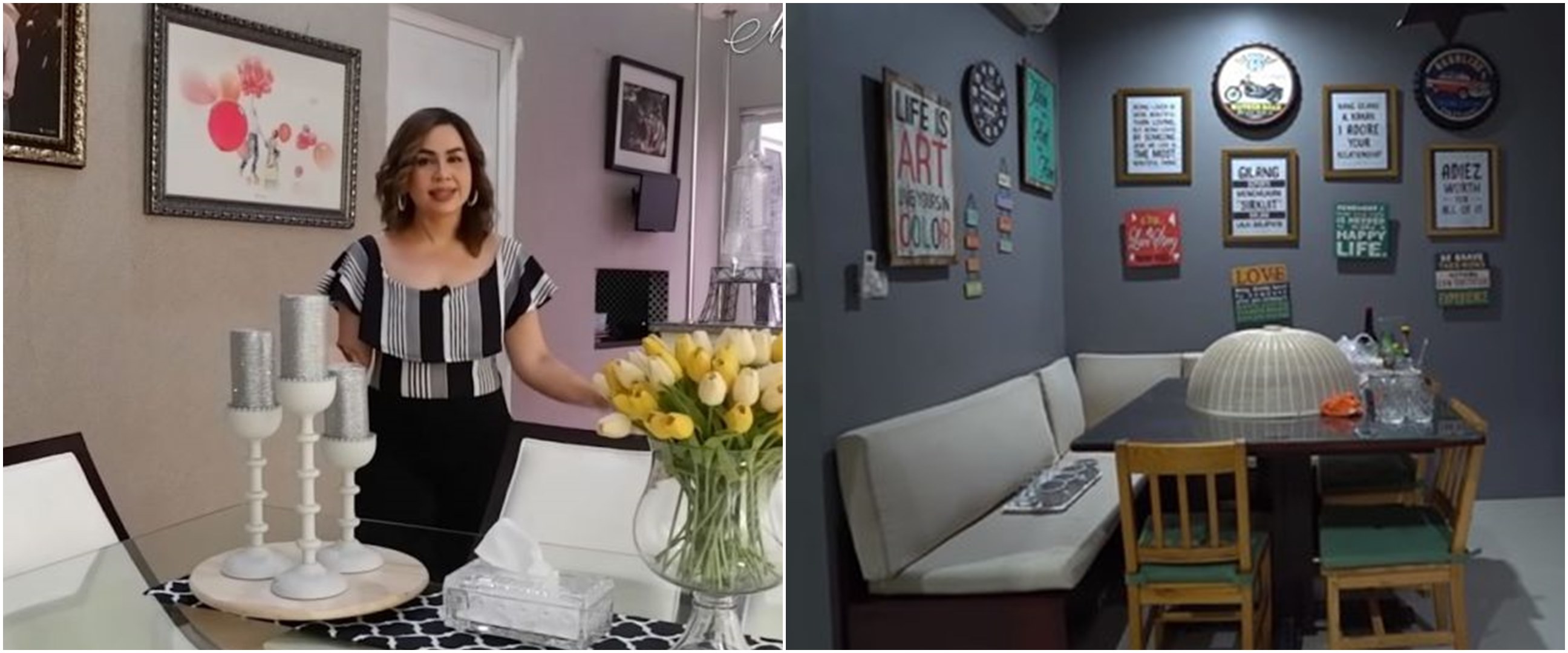 Potret ruang makan 9 presenter, milik Andre Taulany elegan