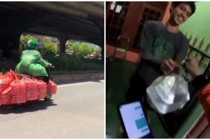 Kisah unik driver ojek online antar makanan berjarak 5 langkah