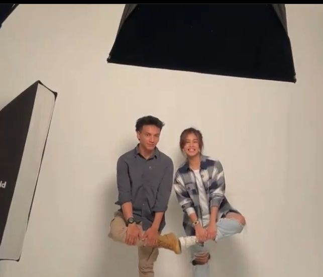 9 Potret kompak Jefri Nichol dan Vanesha Prescilla di luar syuting