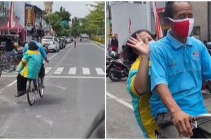 Kisah suami antar jemput istri pakai sepeda selama 28 tahun, salut