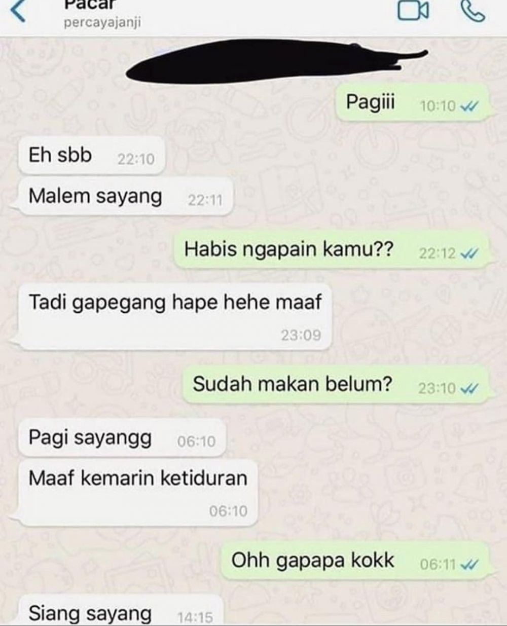 11 Chat lucu nanya lagi apa ini endingnya menohok abis