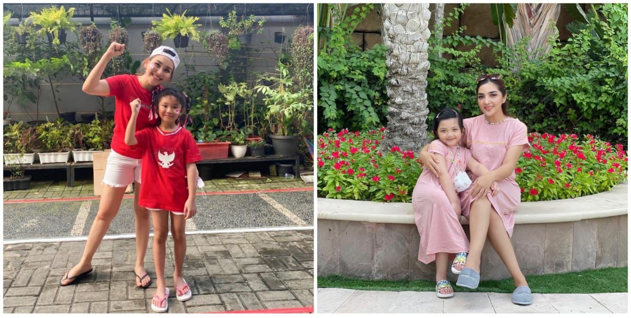 9 Seleb rayakan 17-an bareng keluarga di rumah, Ashanty berseragam SD