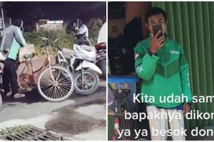 Kisah di balik driver ojek online antar makanan pakai sepeda ini haru