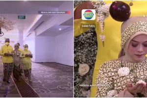 11 Momen siraman Lesty Kejora jelang pernikahan, auranya terpancar