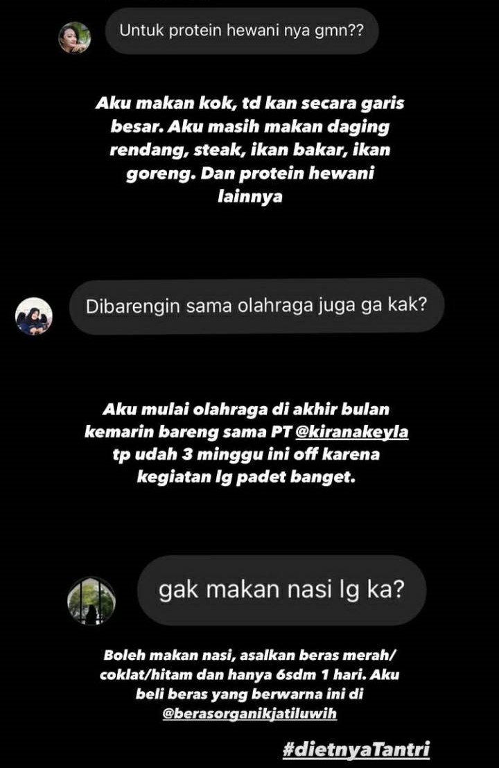 7 Tips diet Tantri Kotak, ampuh bikin turun 8 kg dalam sebulan