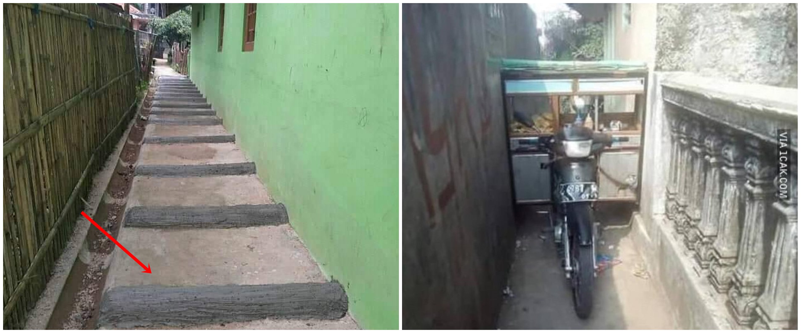 13 Momen lucu di gang sempit ini bikin auto ngelus dada