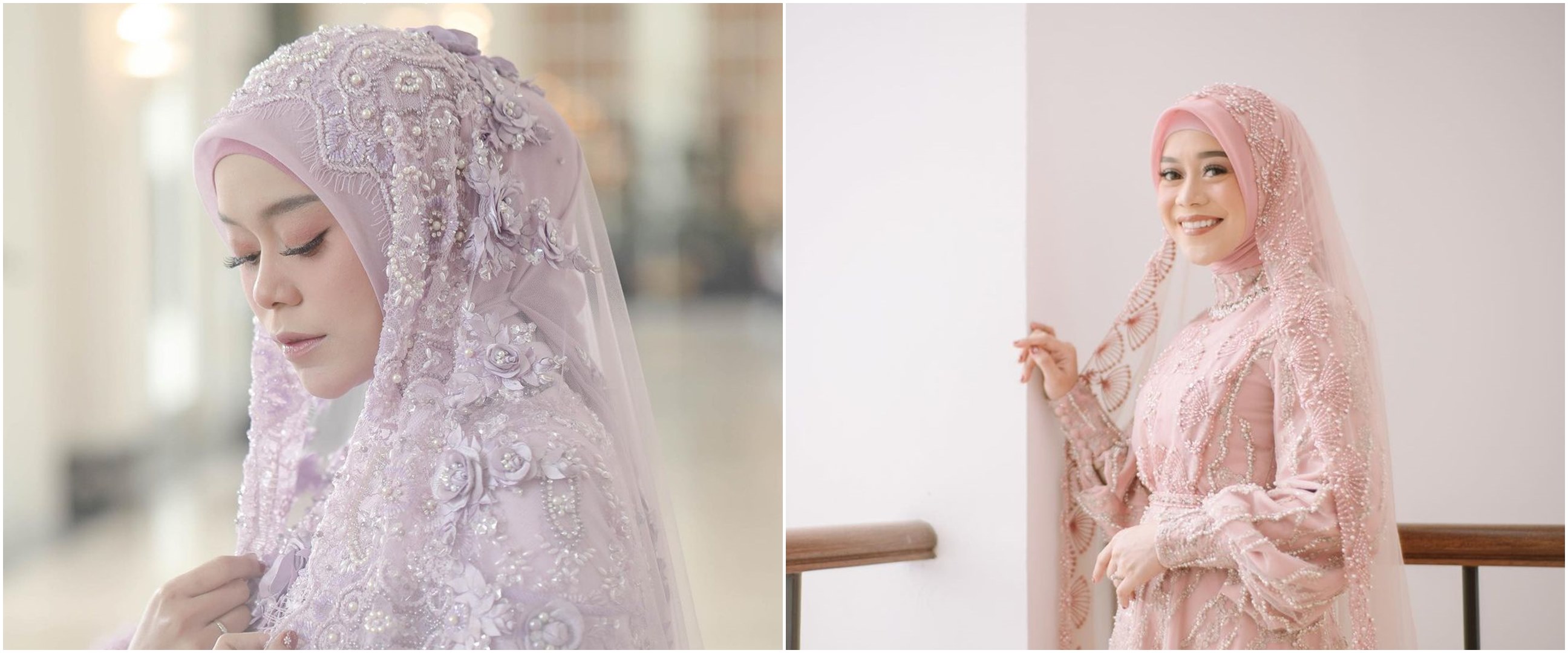 Beda desain kebaya Lesty rancangan Ivan Gunawan dan Renzi Lazuardi