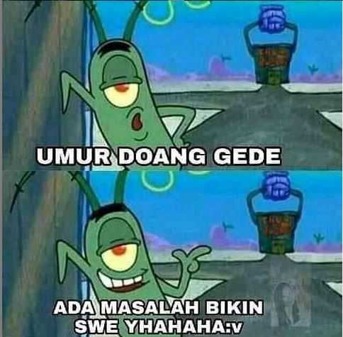 11 Meme lucu SpongeBob belajar tentang kehidupan ini bikin kesindir