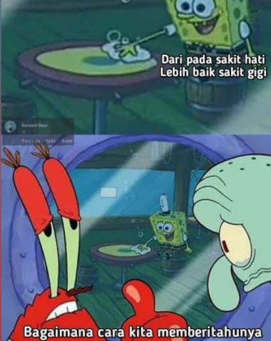 11 Meme lucu SpongeBob belajar tentang kehidupan ini bikin kesindir