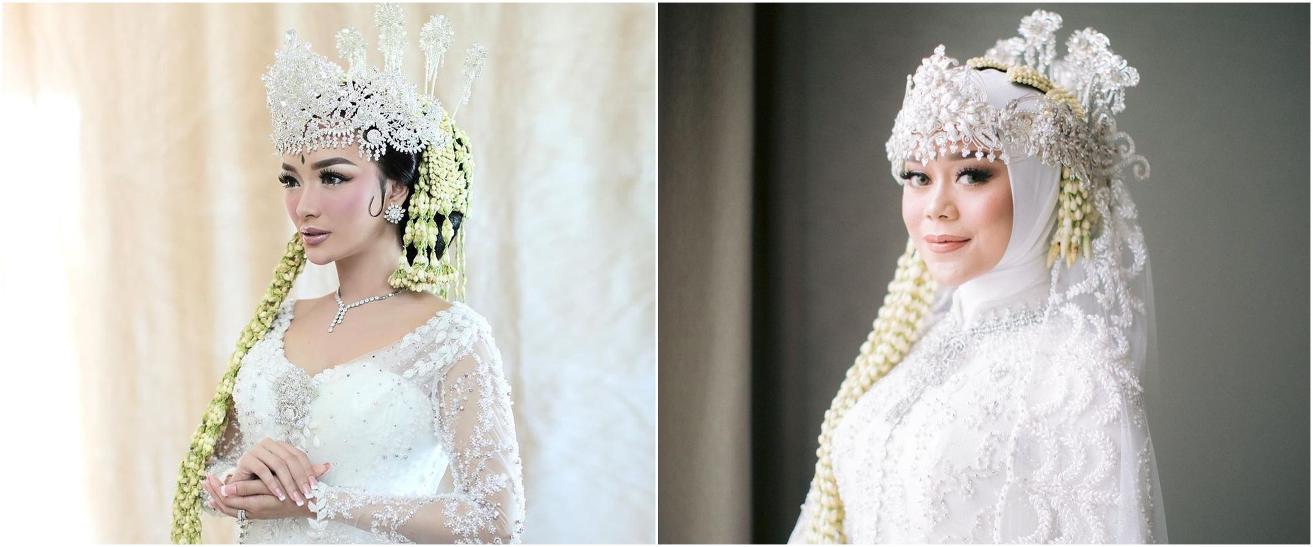 Pesona 7 pedangdut menikah dengan adat Sunda, Lesty Kejora menawan