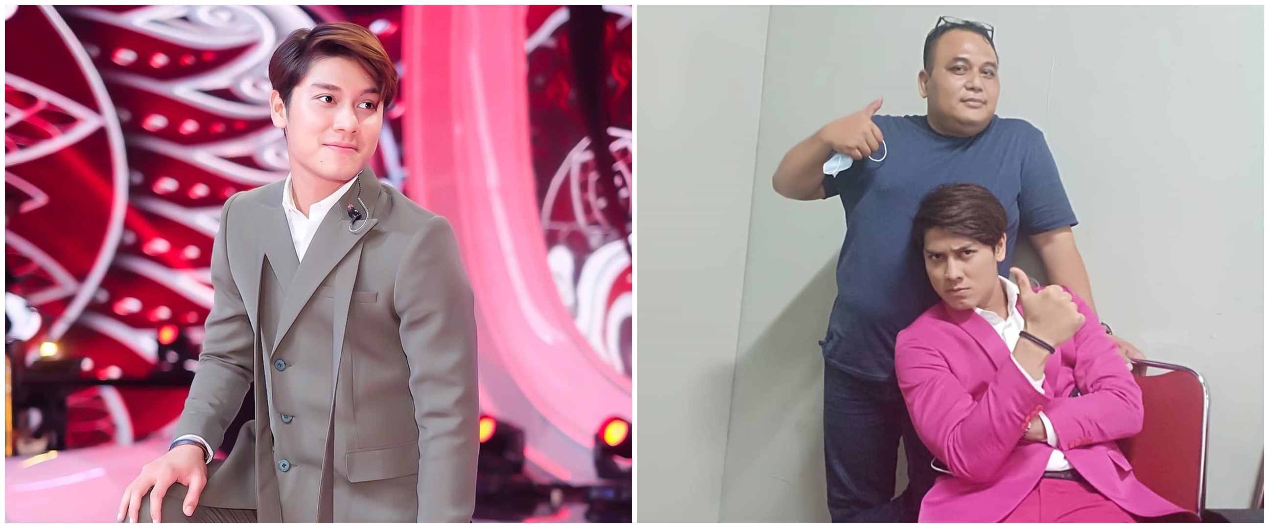 Jarang terekspos, ini 7 potret kedekatan Rizky Billar & ayah angkatnya