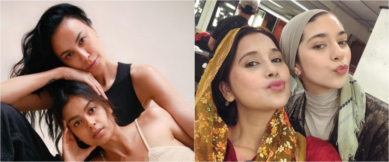 Potret 11 pesinetron berusia 50-an bareng anak, bak kakak beradik