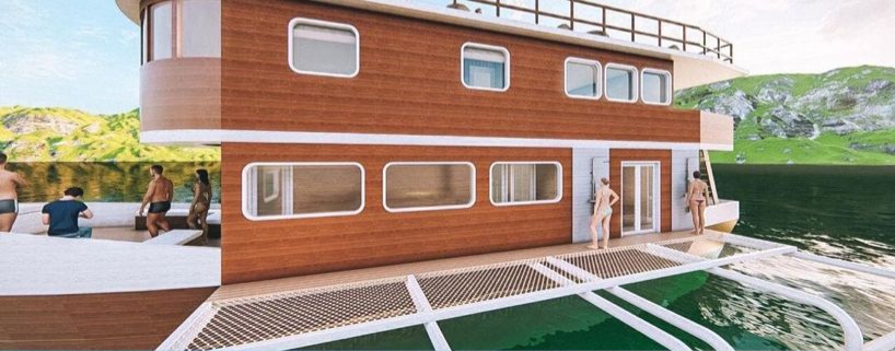 9 Penampakan desain kapal pinisi milik Awkarin, bak hotel terapung