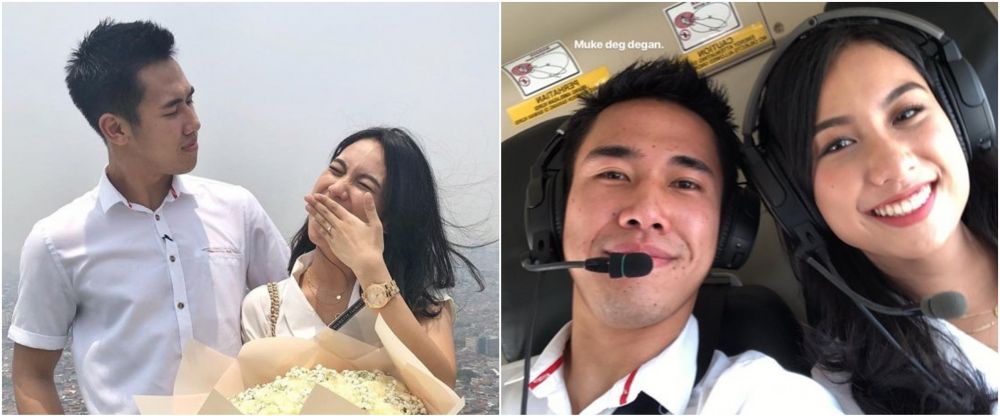 Lamaran di atas awan, 5 seleb ini dipinang kekasih di helikopter