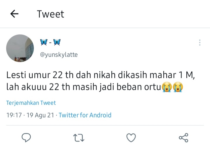 11 Cuitan lucu tentang mahar Lesty Kejora ini bikin senyum tipis