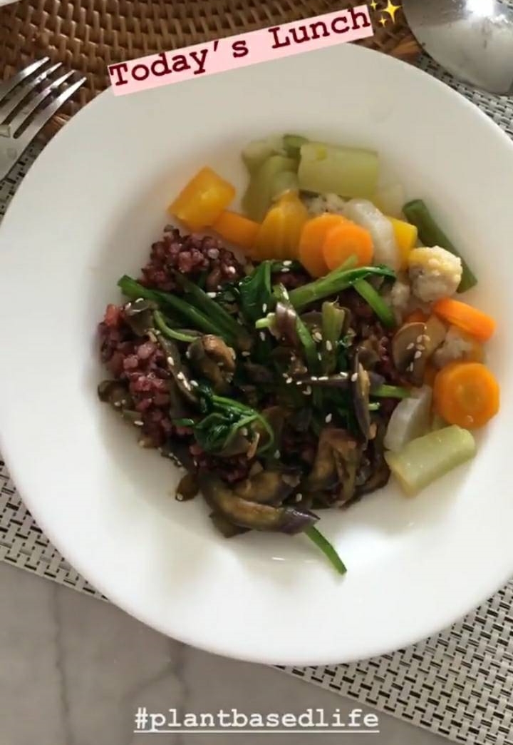 9 Menu vegan Olivia Jensen, semua lauk nasi Padang dari sayur