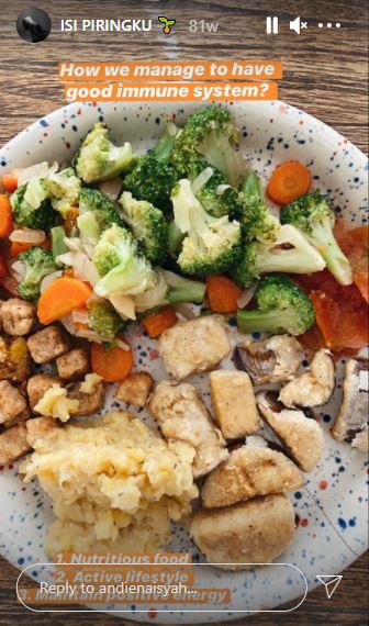 Nggak pakai ribet, 13 menu sehat Andien Aisyah ini gampang ditiru