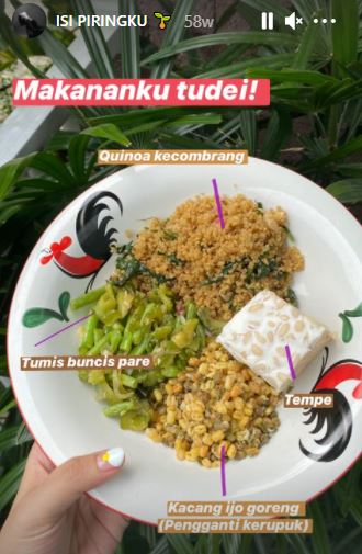 Nggak pakai ribet, 13 menu sehat Andien Aisyah ini gampang ditiru