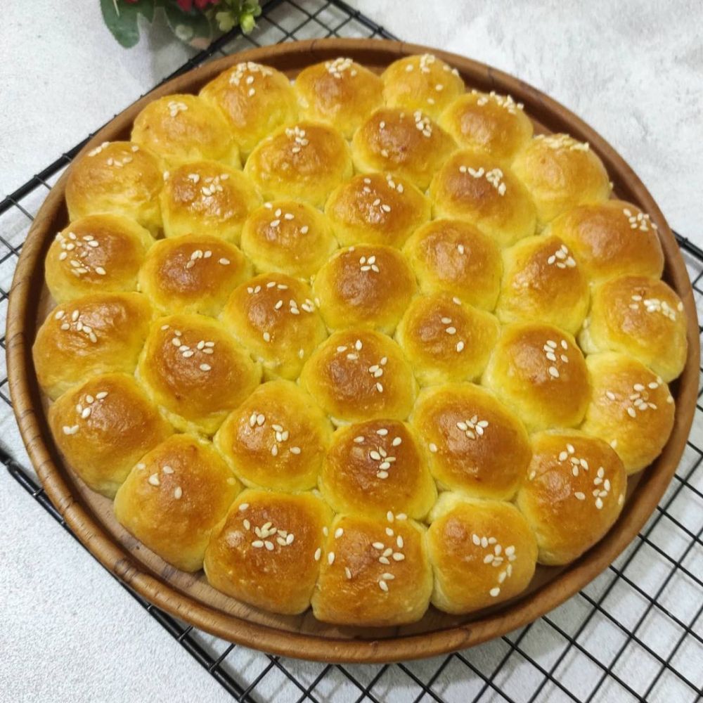 9 Resep bubble bread tanpa mixer, lembut dan ngembang sempurna