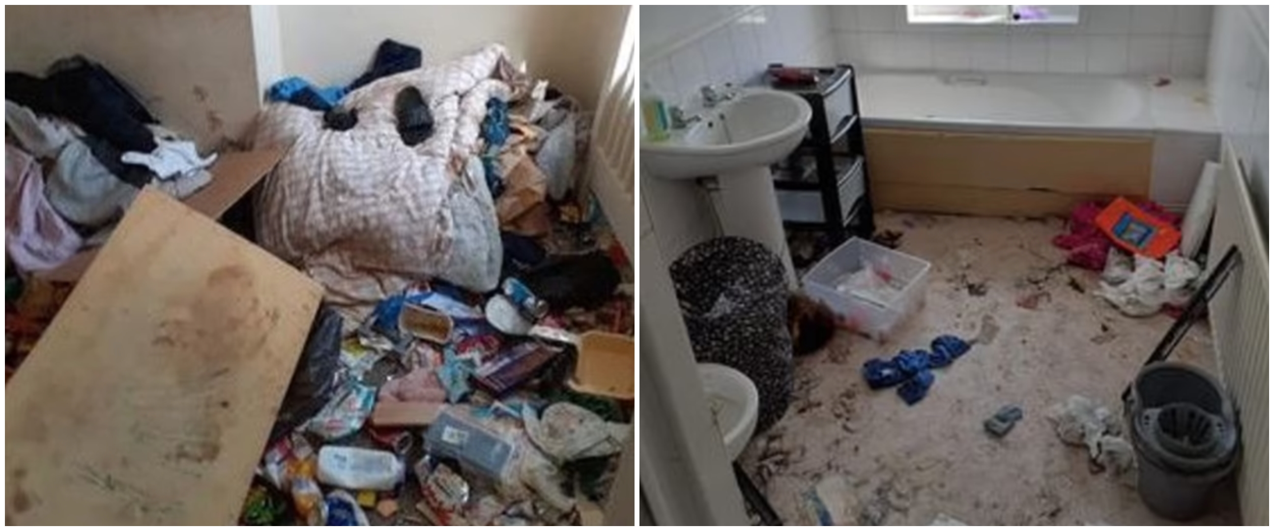 Potret miris kondisi kamar ditinggal penyewa, sisakan 60 karung sampah