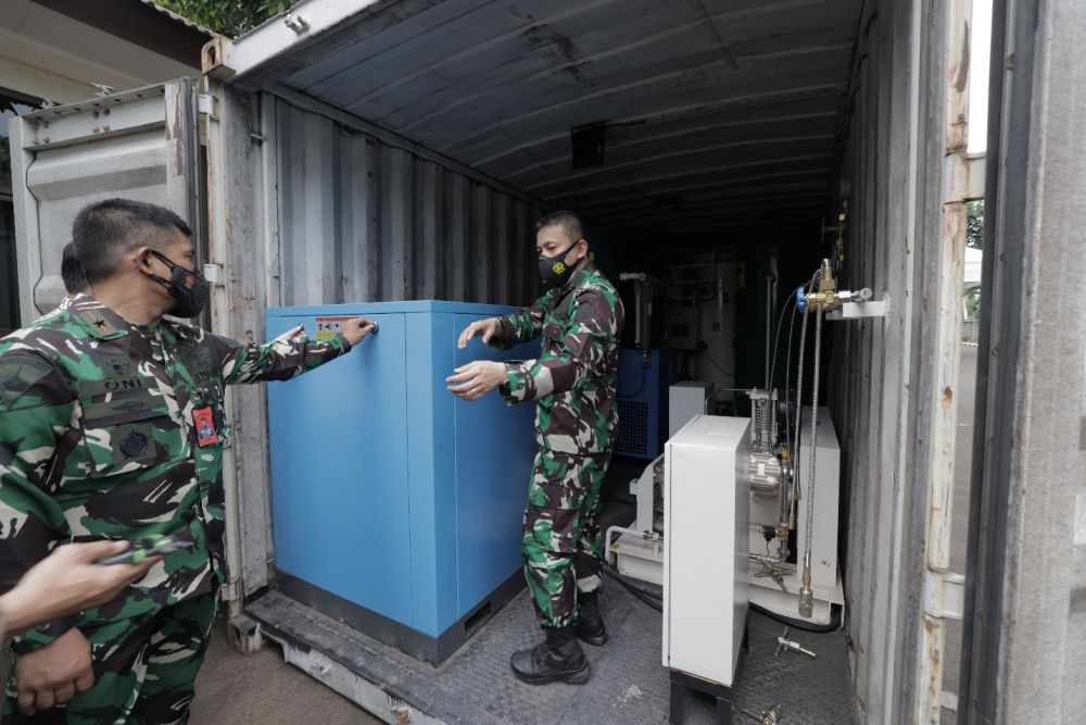 Dukung percepatan penanganan pandemi, Sasa donasi 17 generator oksigen
