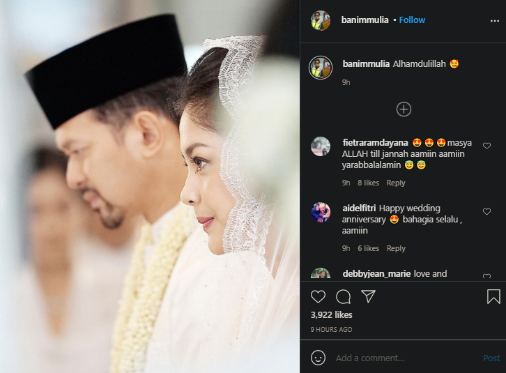 Bani Mulia unggah foto pernikahan dengan Lulu Tobing, isyarat rujuk?