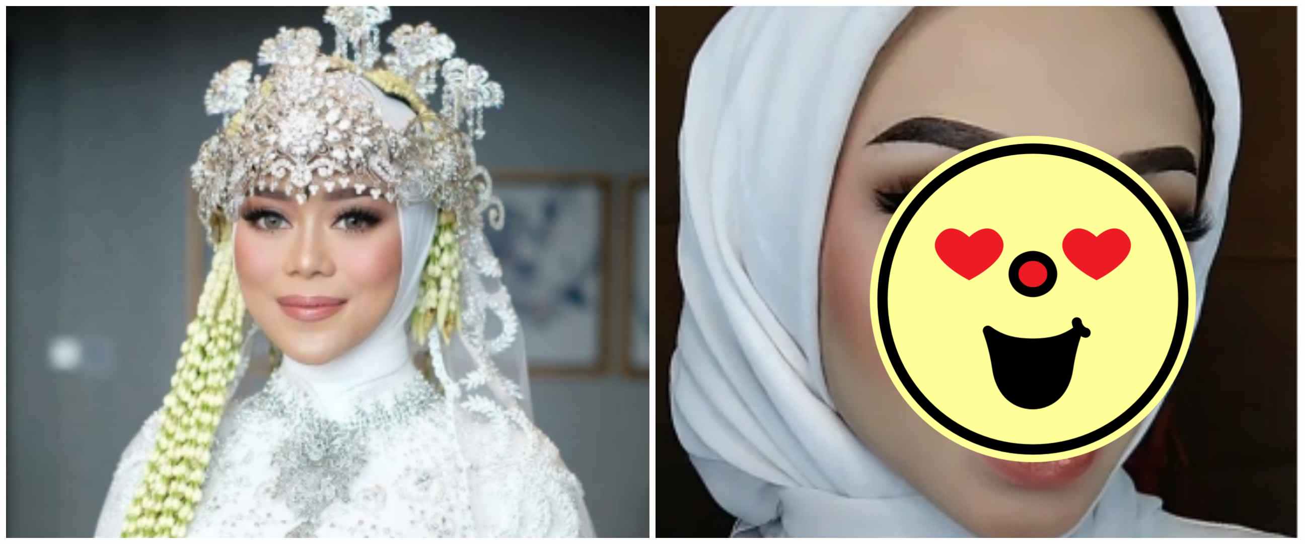 Pria ini tirukan gaya makeup Lesty Kejora saat akad nikah, manglingi