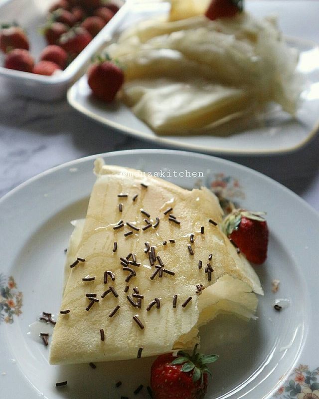 9 Resep crispy crepes rumahan, renyah dan enak cuma pakai teflon