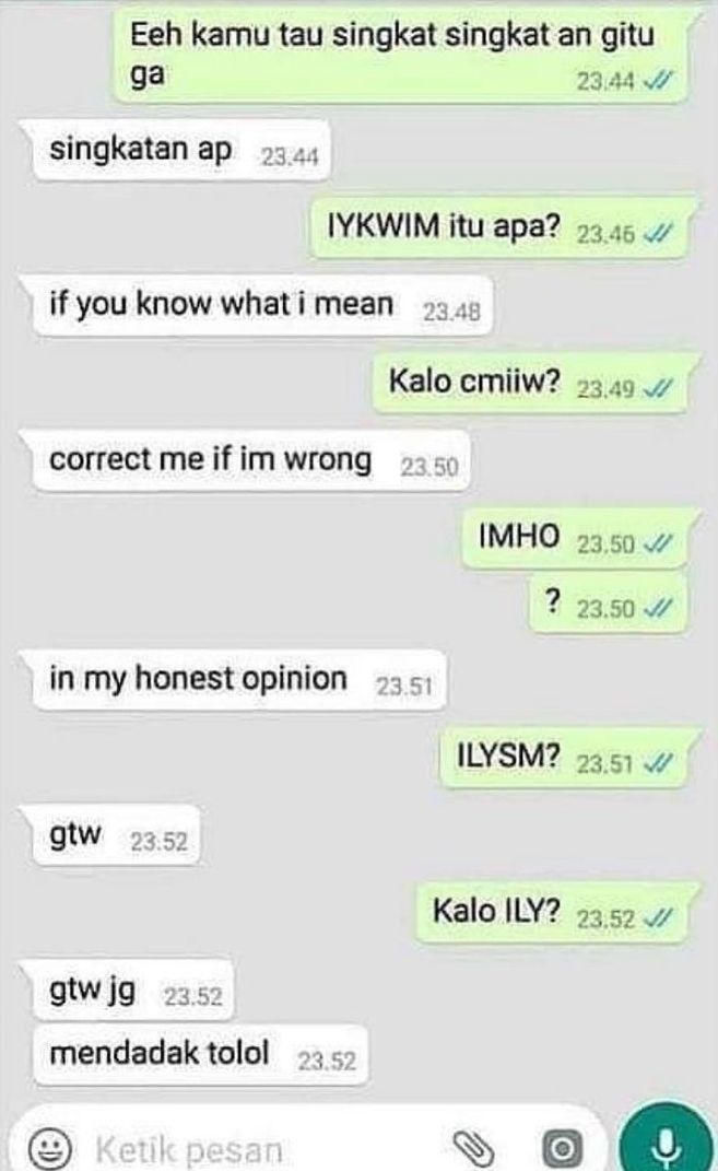 11 Chat lucu niatnya mau nembak ini endingnya malah PHP banget