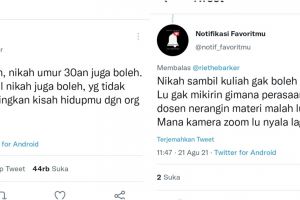 11 Cuitan lucu tentang nikah muda ini endingnya bikin kesal