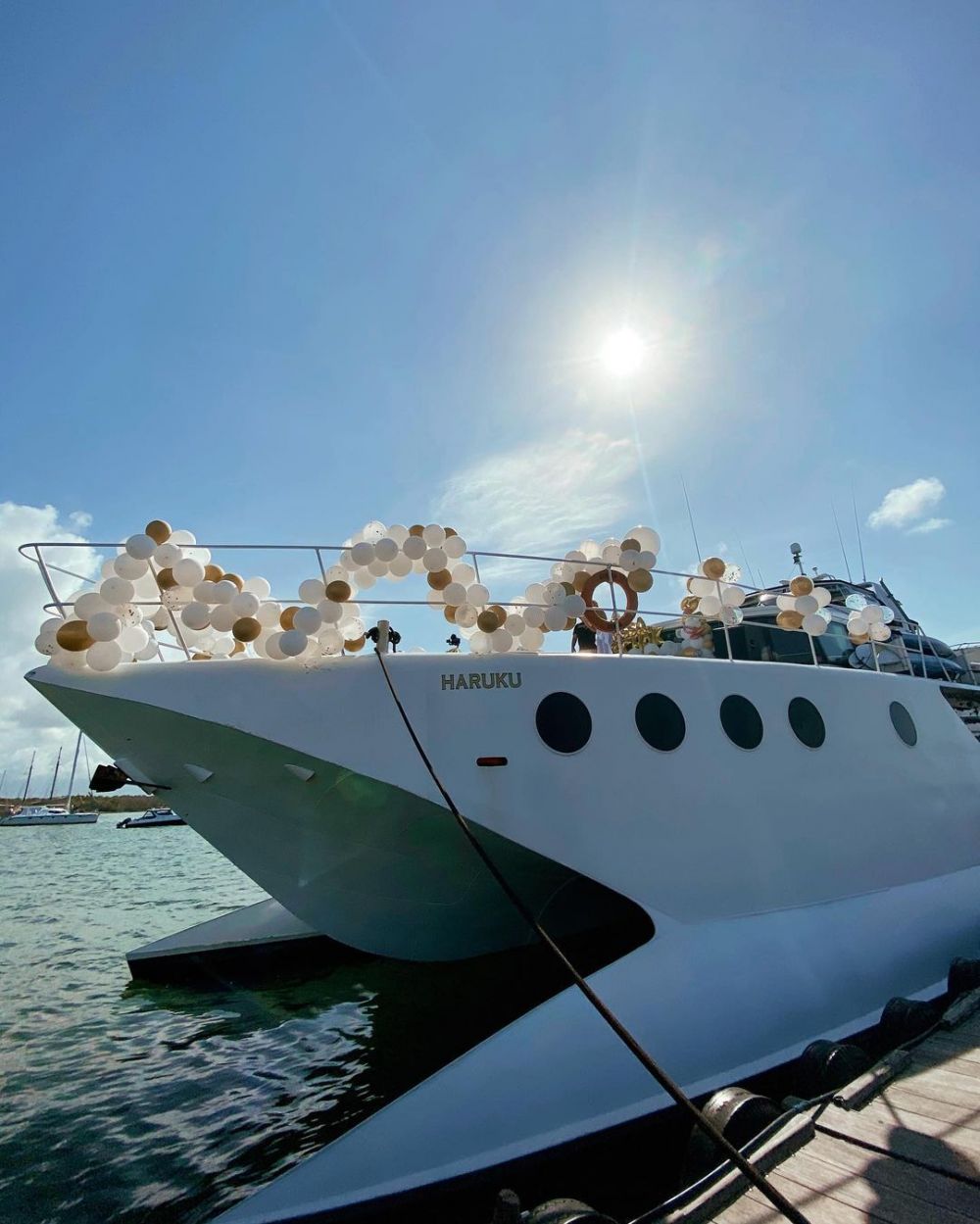 6 Momen pesta ultah Alyssa anak tiri Ustaz Derry di kapal pesiar