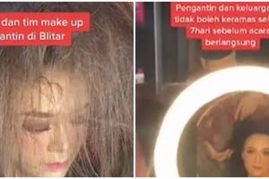 Tidak keramas tujuh hari jelang nikah, hasil riasannya curi perhatian