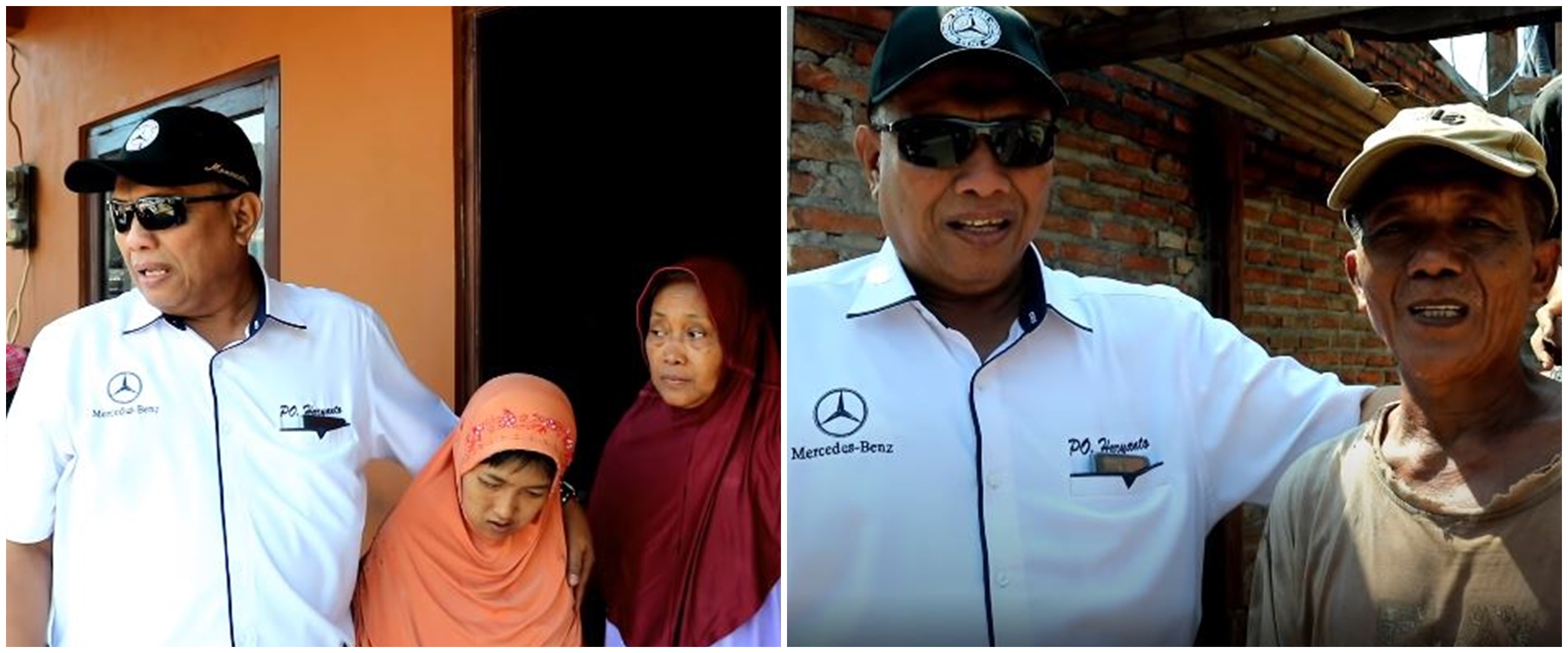 Aksi dermawan bos PO Haryanto bedah rumah tukang becak, bikin salut