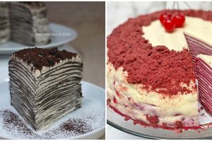 11 Resep mille crepe, enak dan praktis dibuat pakai teflon