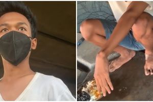 Hidup sebatang kara, pemuda ini tinggal di kolong tol & jadi pengamen