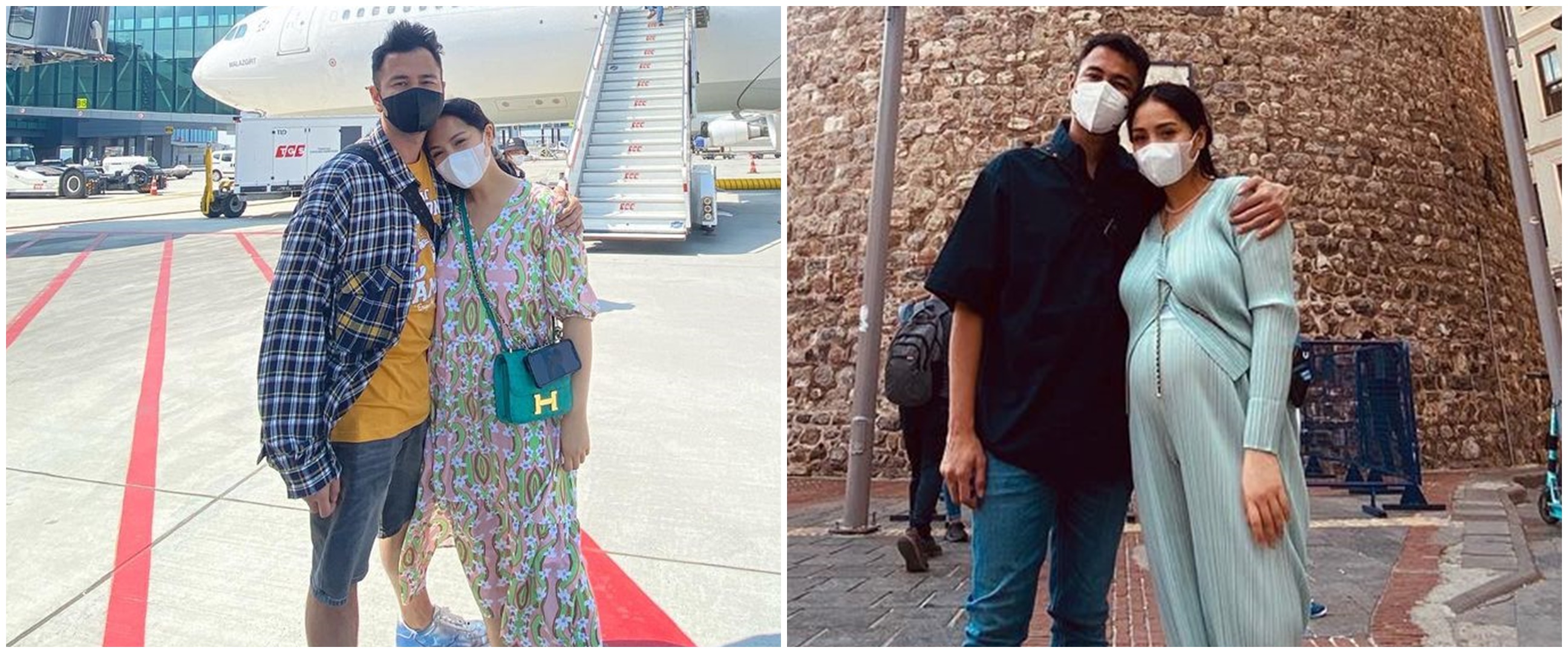 Taksiran harga fashion item Nagita Slavina selama liburan di Turki