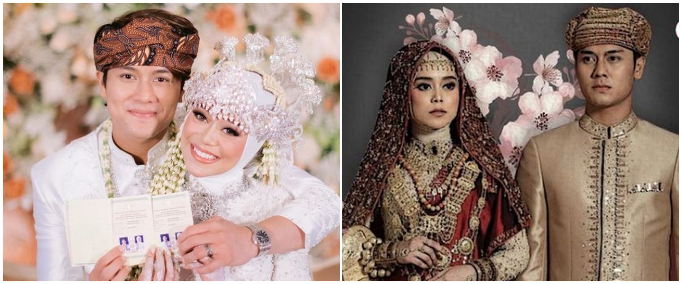 11 Potret dekor Tasyakuran Pernikahan Lesty-Billar, bak padang bunga