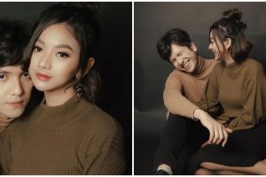 7 Gaya pemotretan Glenca Chysara dan Rendi Jhon, mesra abis