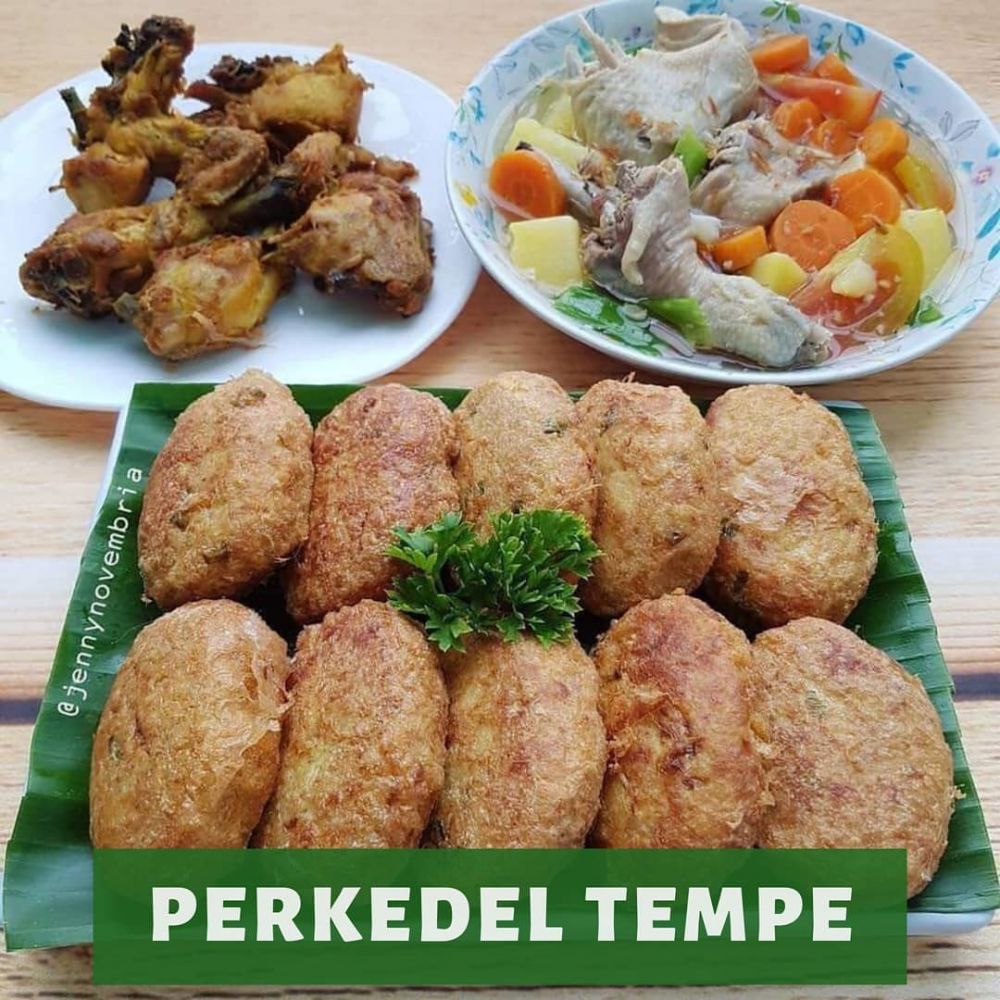 9 Resep perkedel tempe, cocok jadi lauk sehari-hari