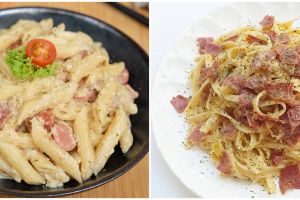 20 Resep pasta carbonara rumahan, super creamy dan gurih bikin nagih