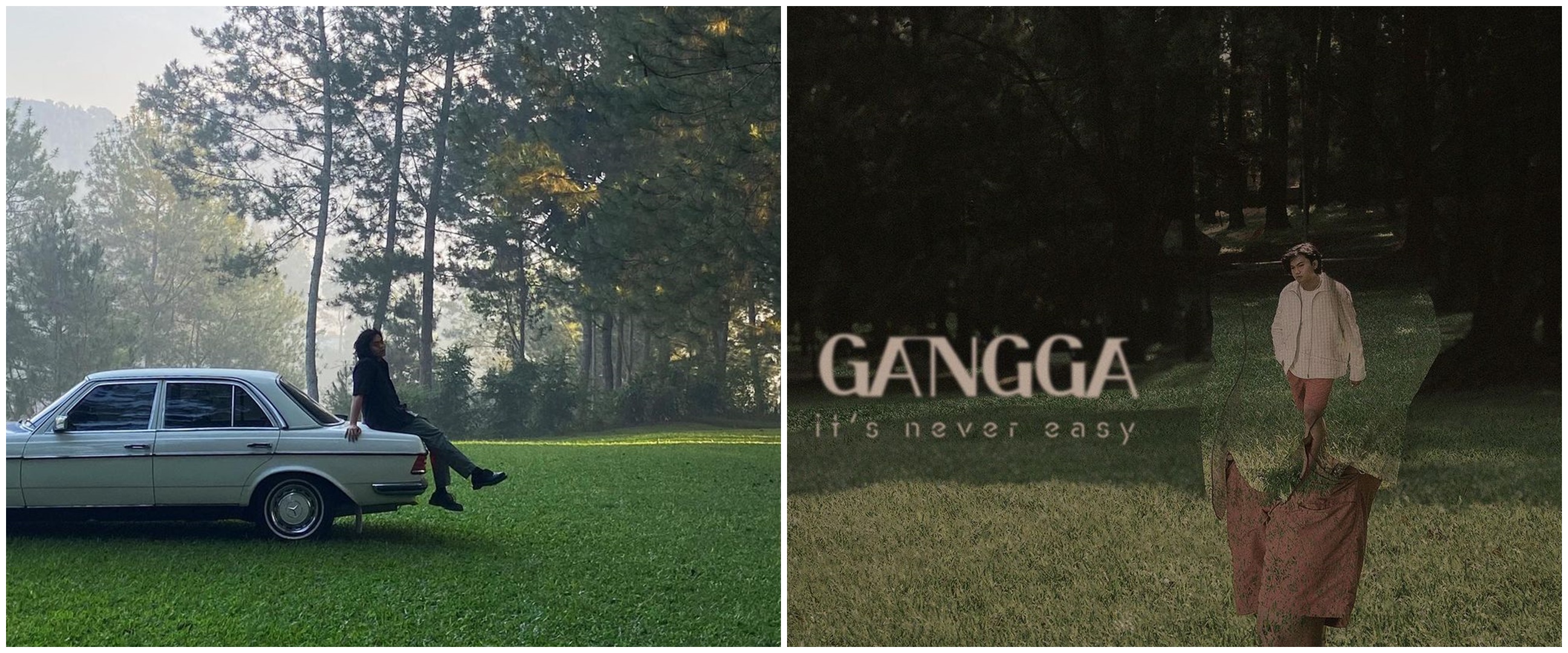Nikmati patah hati lewat album perdana Gangga "It's Never Easy"