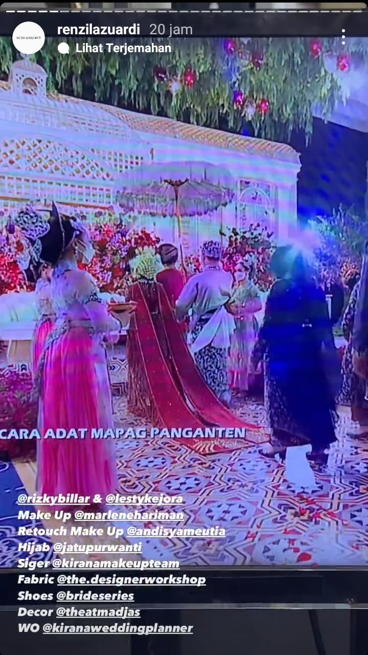 7 Detail kebaya Merak Ngibing Lesty Kejora di tasyakuran pernikahan