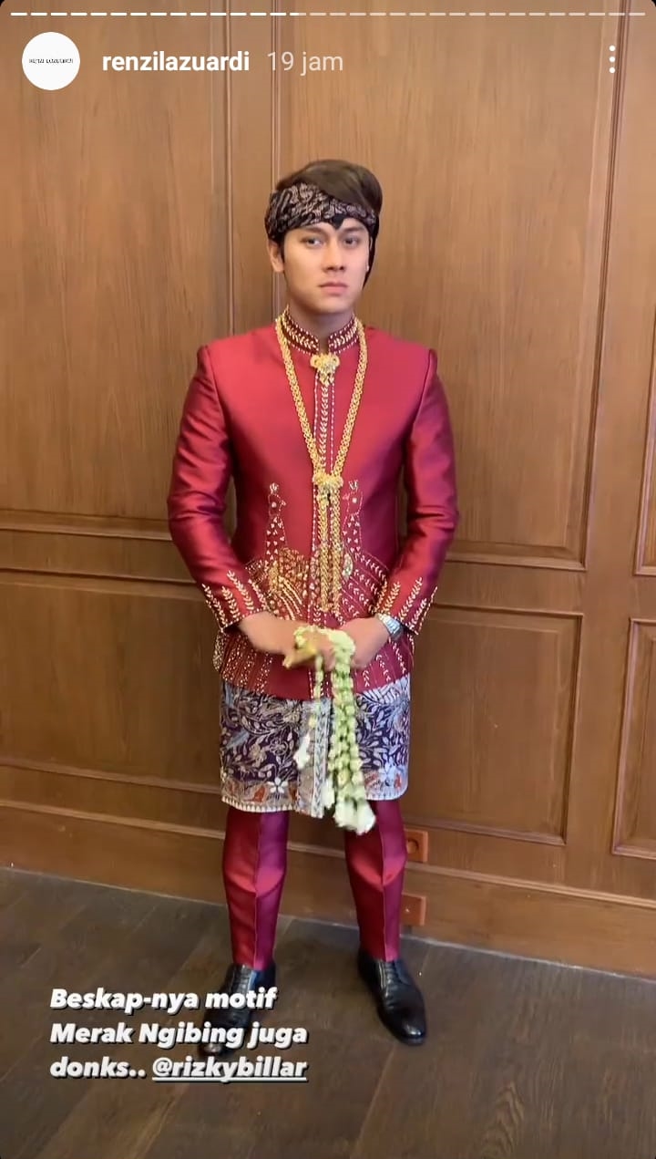 7 Detail kebaya Merak Ngibing Lesty Kejora di tasyakuran pernikahan