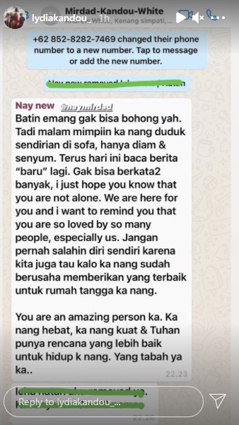 Kenang Mirdad digugat cerai, Lydia Kandou: Dikhianati, kamu memaafkan