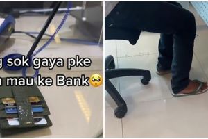 Wanita ini kaget lihat nasabah bersandal jepit jadi prioritas bank