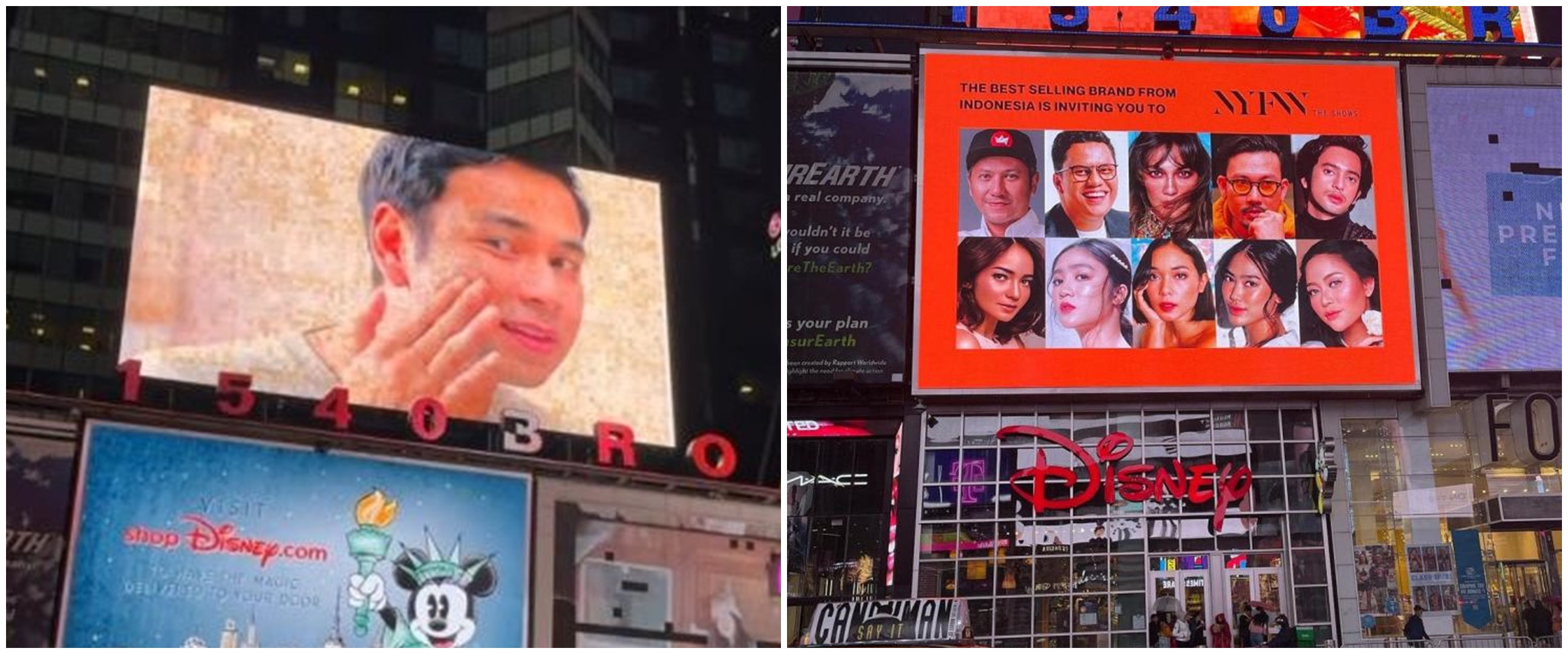 Ramai seleb Indonesia iklan di Times Square New York, segini tarifnya