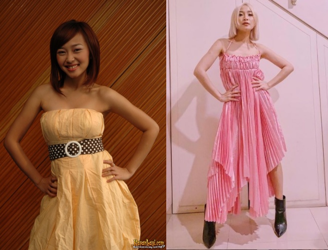 Kini penyanyi pop terkenal, ini 9 beda gaya dulu dan kini Rinni Idol